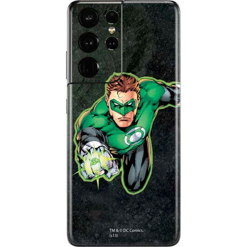 DC Comics Green Lantern Portrait Art by Jim Lee Galaxy S21 Ultra 5G Skin